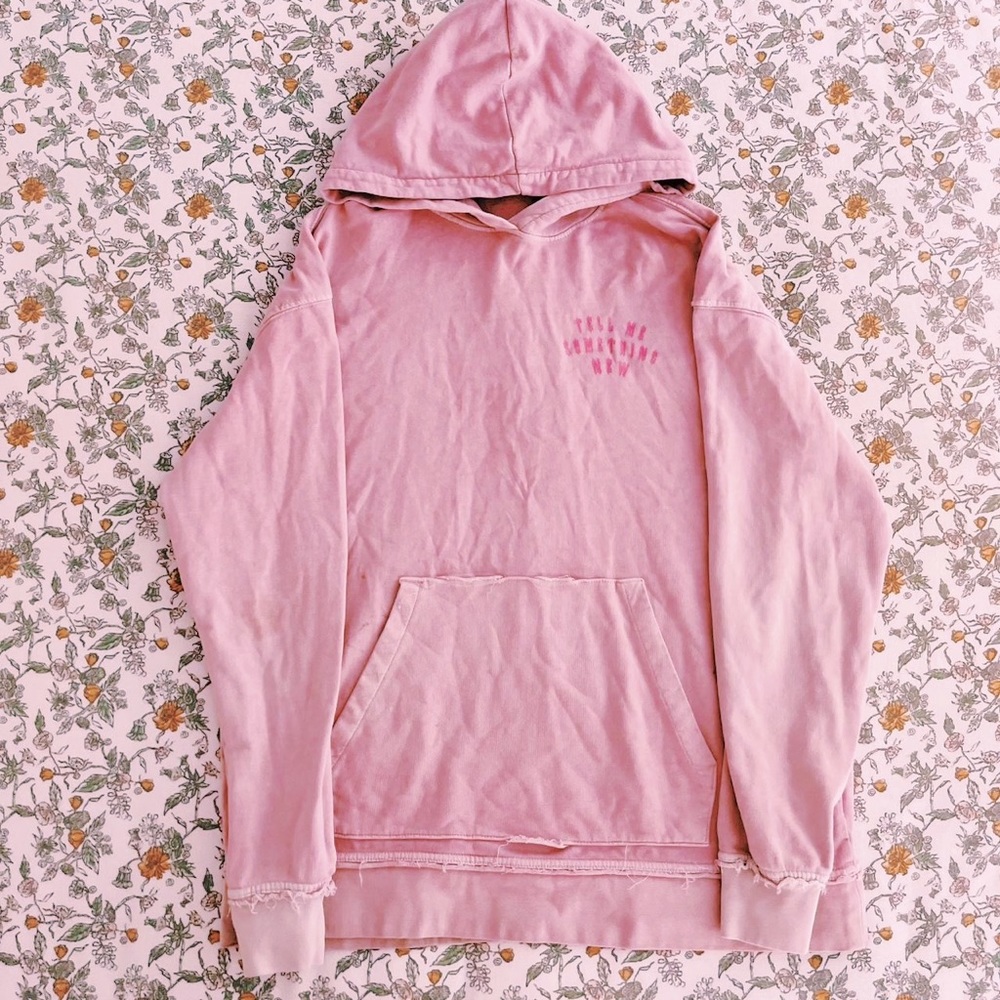 H&m pink rocker hoodie